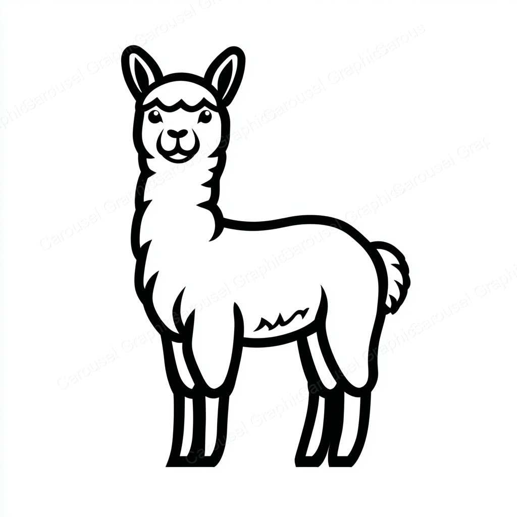 Alpaca Vector Graphic preview