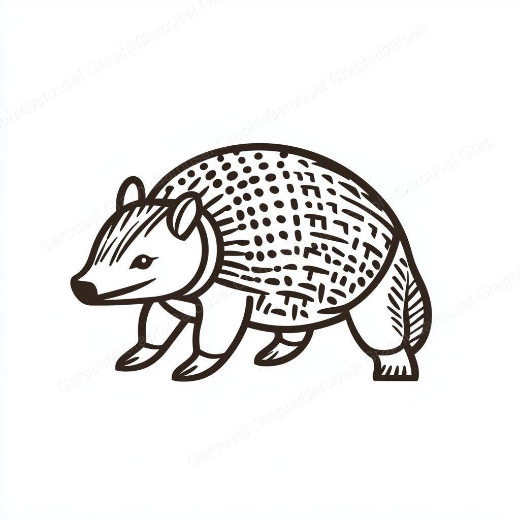 Armadillo Vector Graphic preview