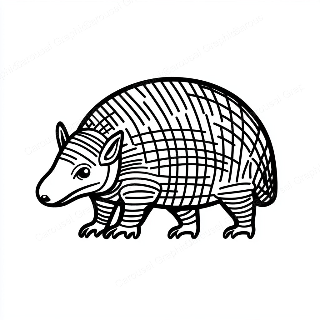 Armadillo Vector Graphic preview
