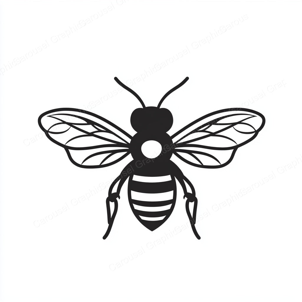 Bee Vector Graphic preview