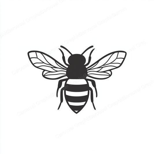 Bee Vector Graphic preview