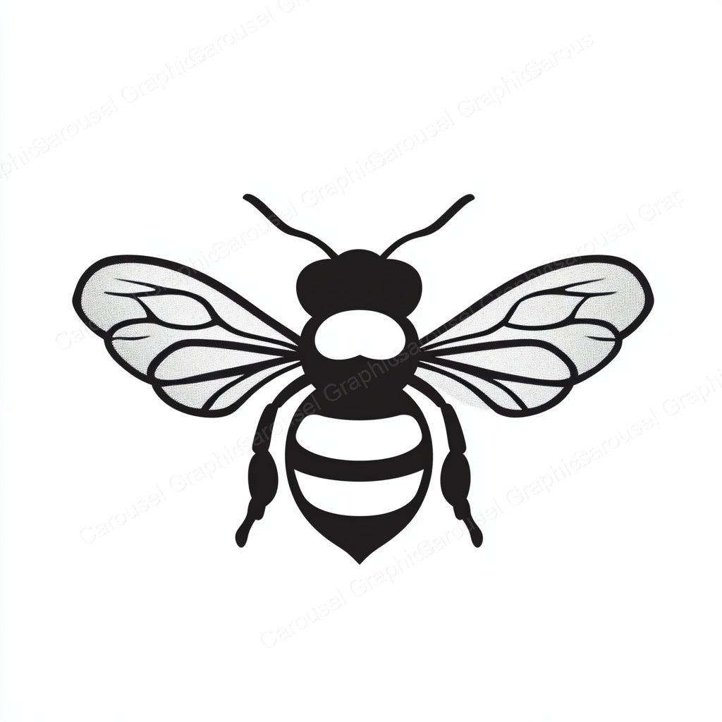 Bee Vector Graphic preview