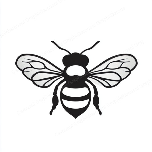 Bee Vector Graphic preview