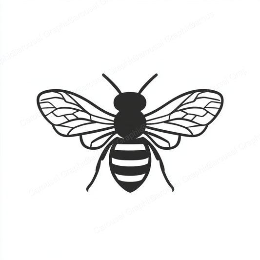 Bee Vector Graphic preview