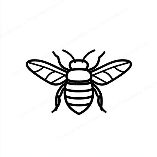 Bee Vector Graphic preview