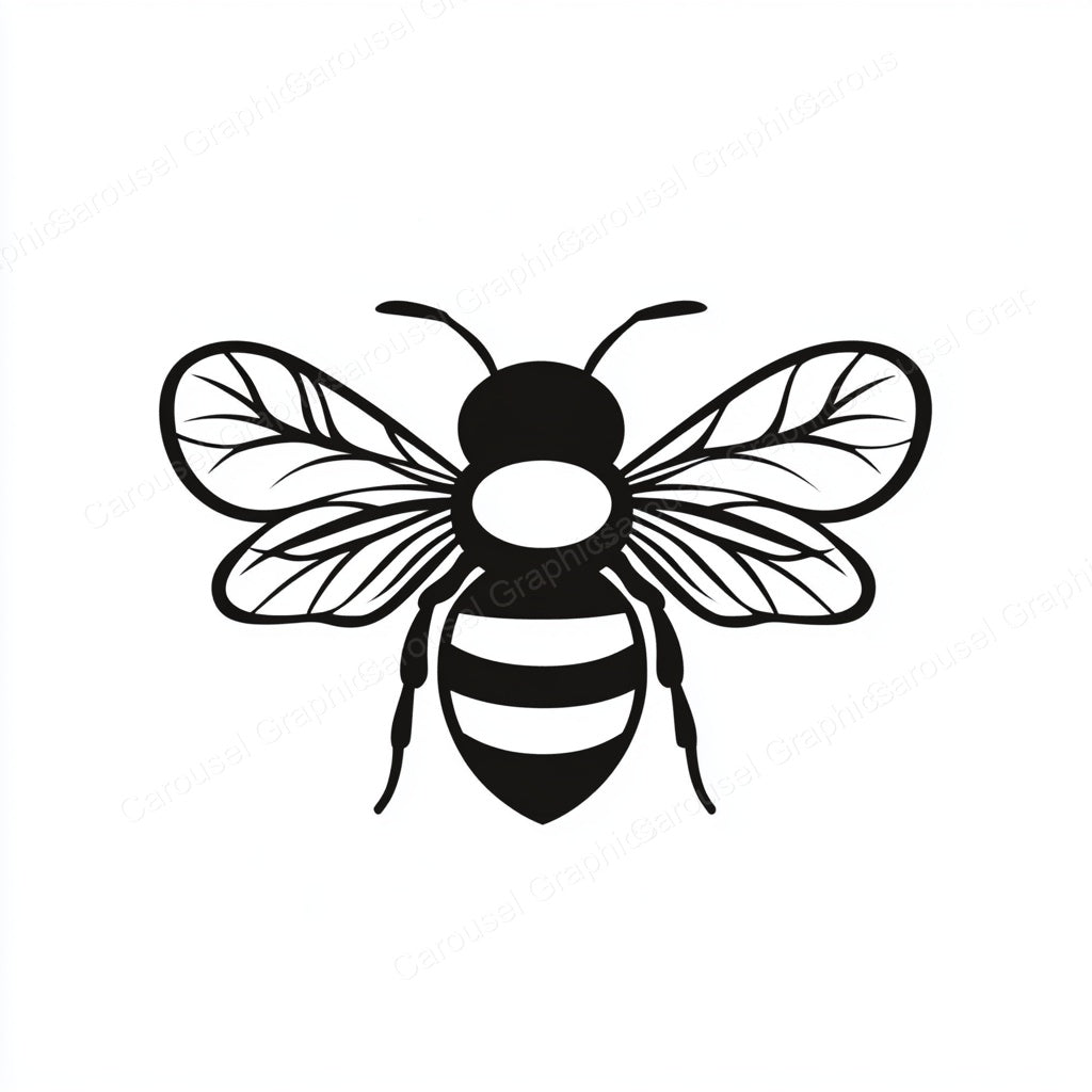 Bee Vector Graphic preview