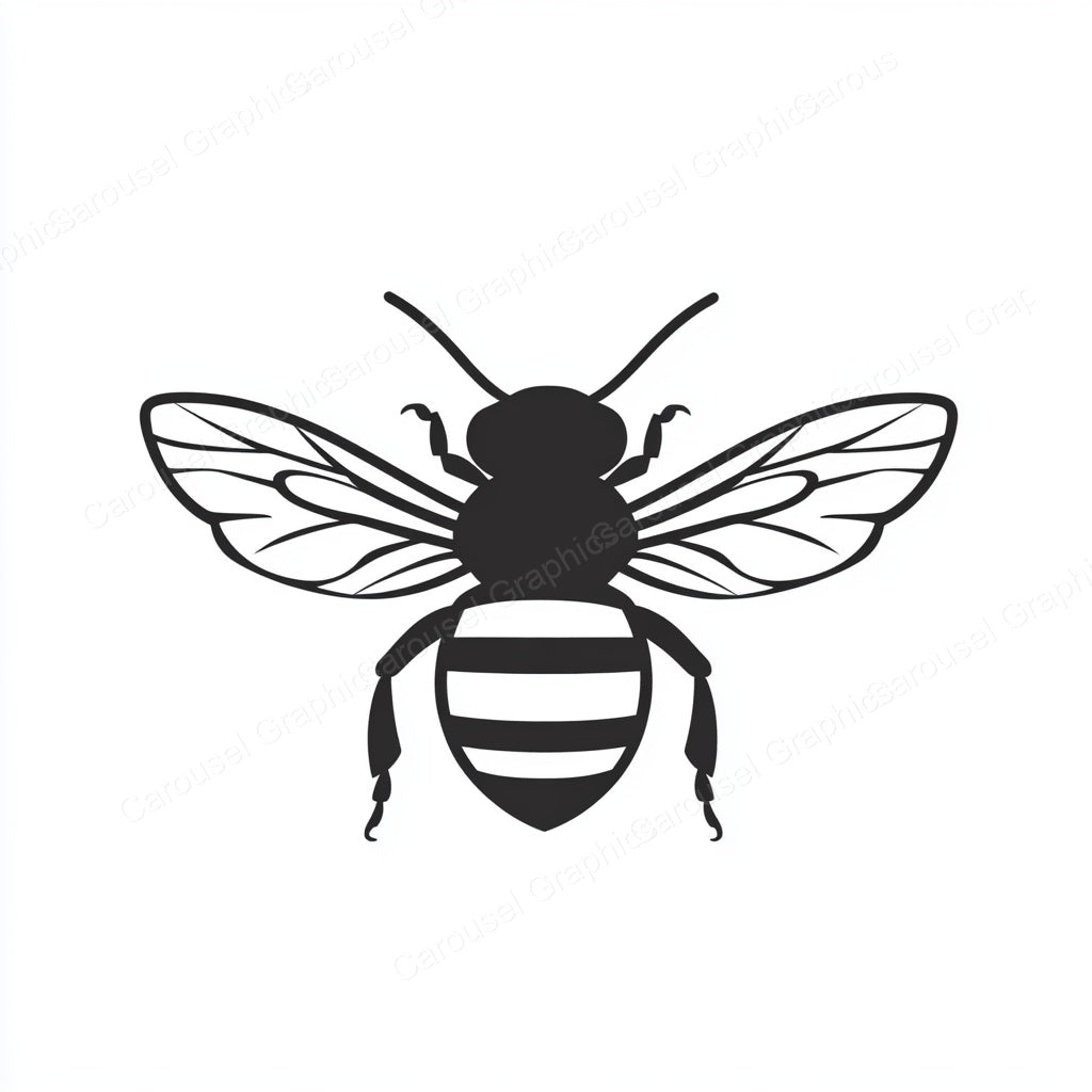 Bee Vector Graphic preview