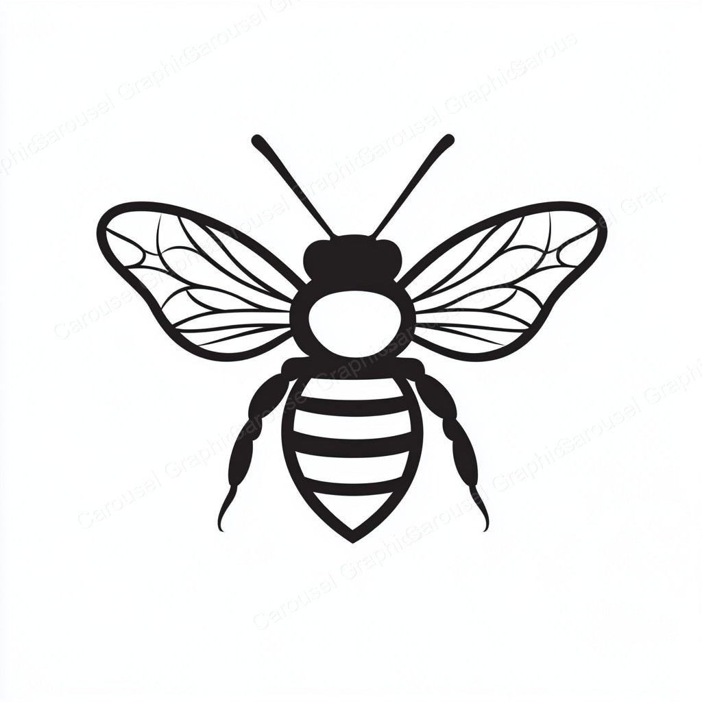 Bee Vector Graphic preview
