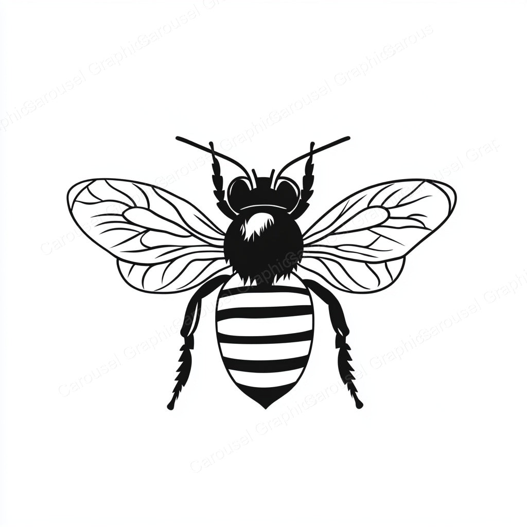 Bee Vector Graphic preview