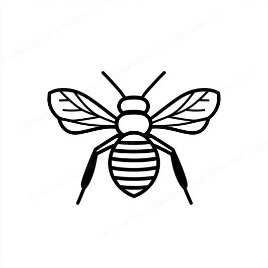 Bee Vector Graphic preview