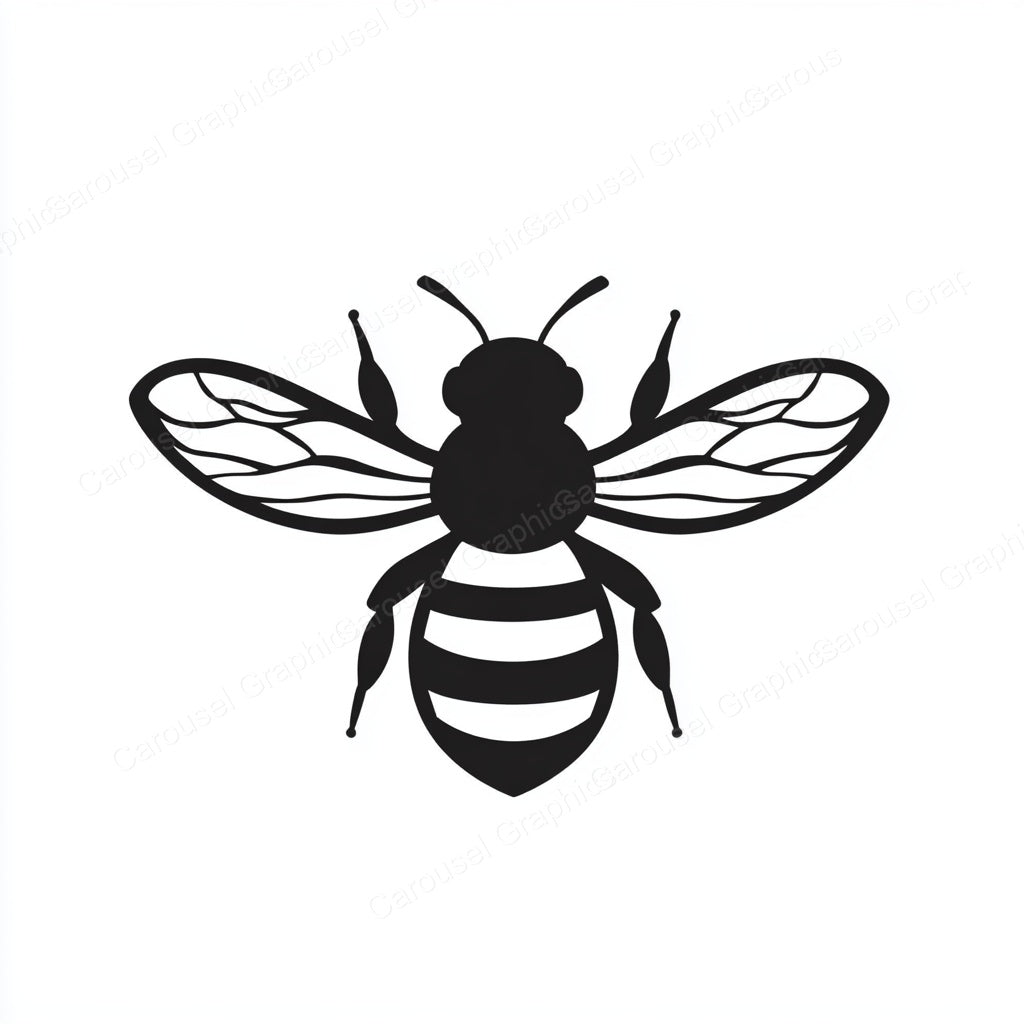 Bee Vector Graphic preview