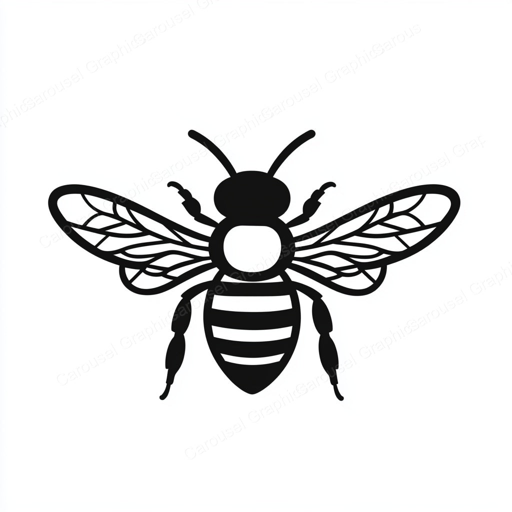 Bee Vector Graphic preview