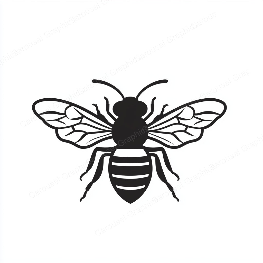 Bee Vector Graphic preview