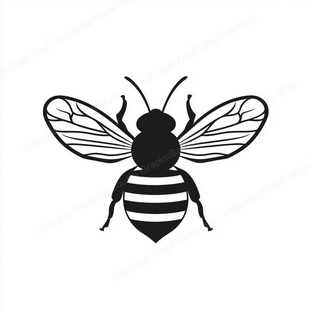 Bee Vector Graphic preview