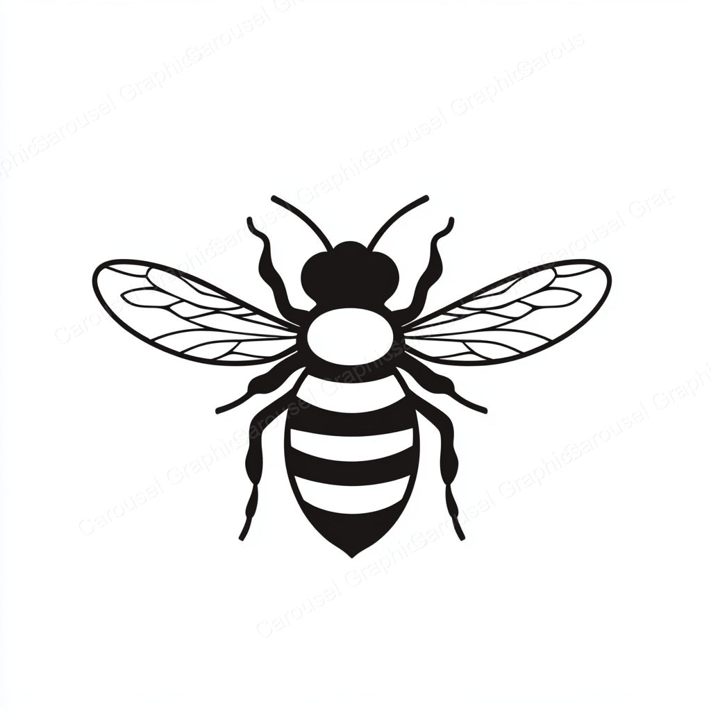 Bee Vector Graphic preview