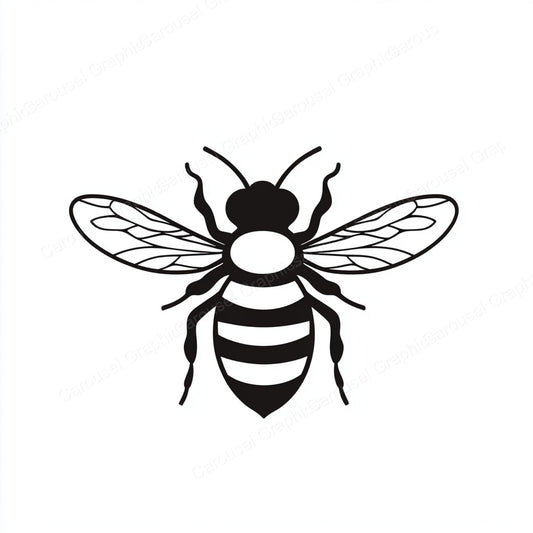 Bee Vector Graphic preview
