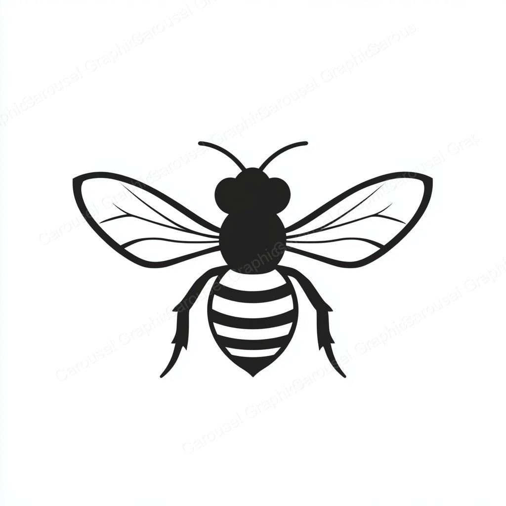 Bee Vector Graphic preview