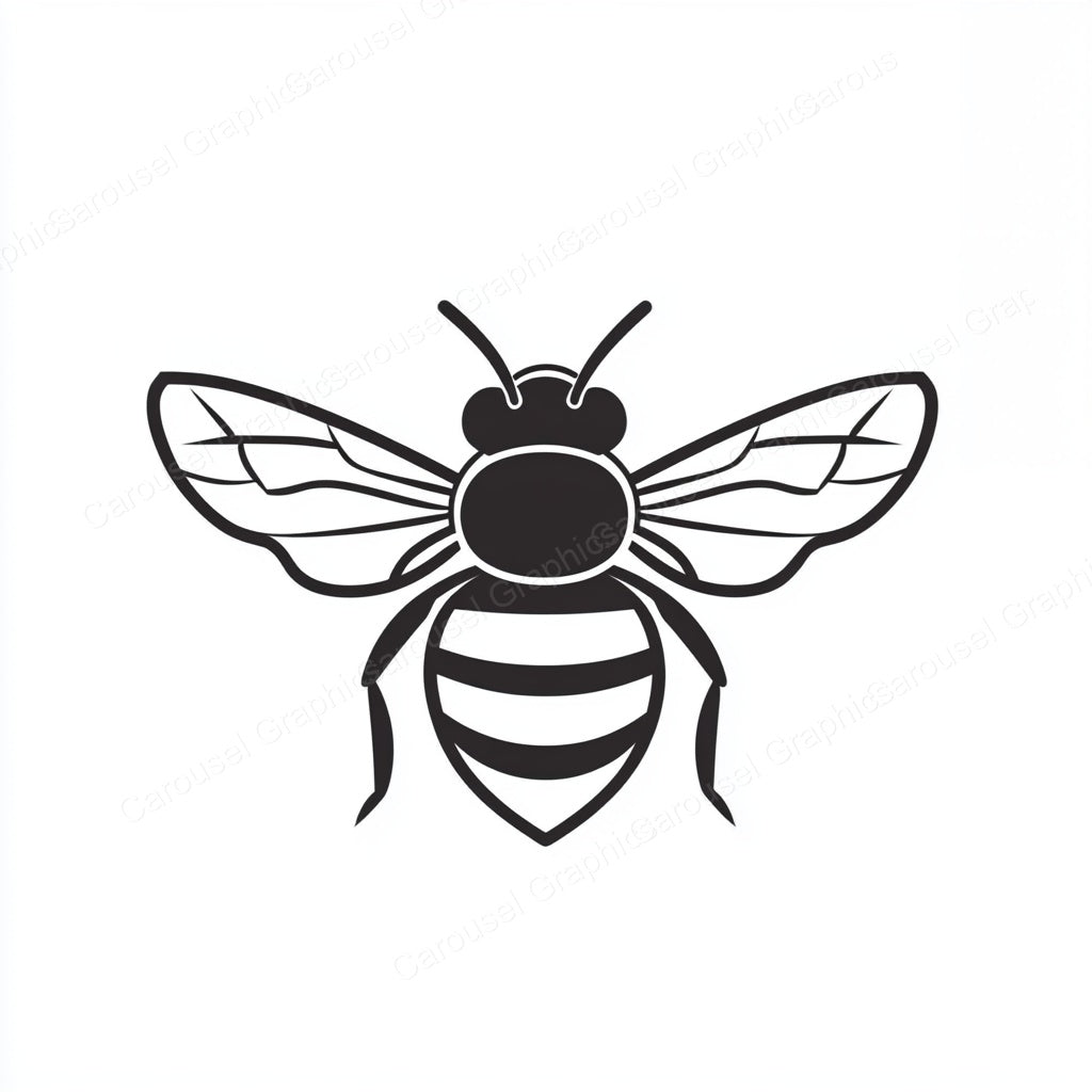 Bee Vector Graphic preview