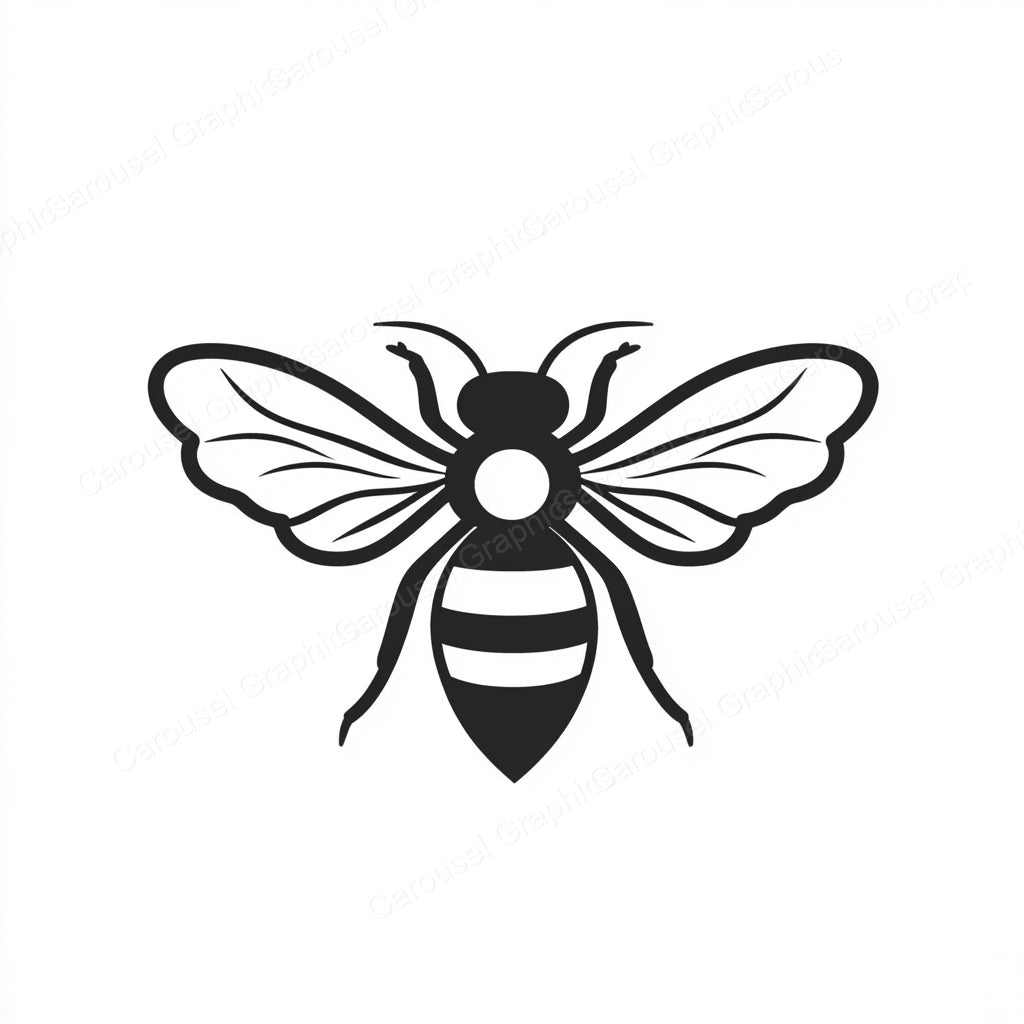 Bee Vector Graphic preview