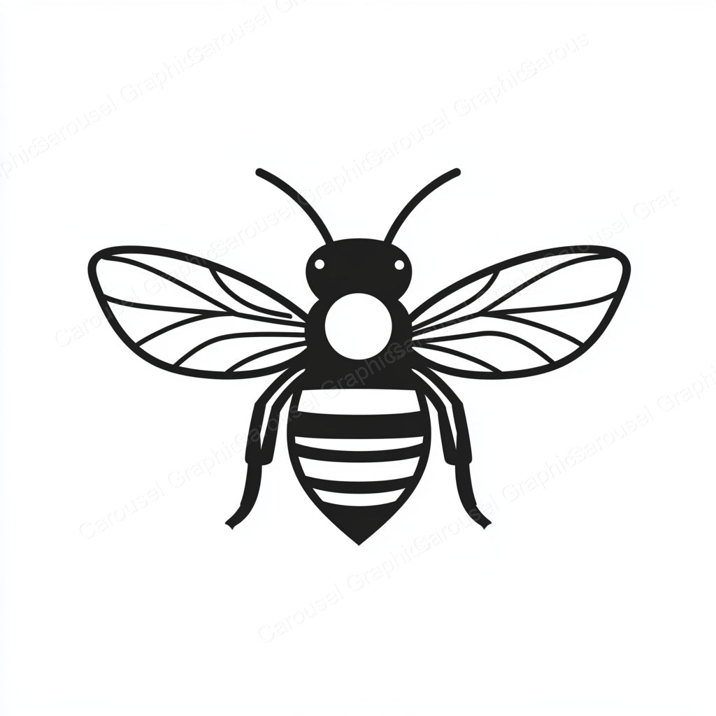 Bee Vector Graphic preview
