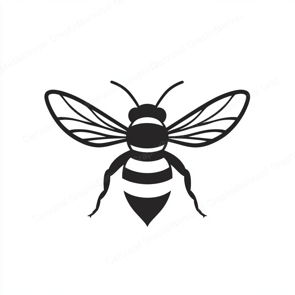 Bee Vector Graphic preview