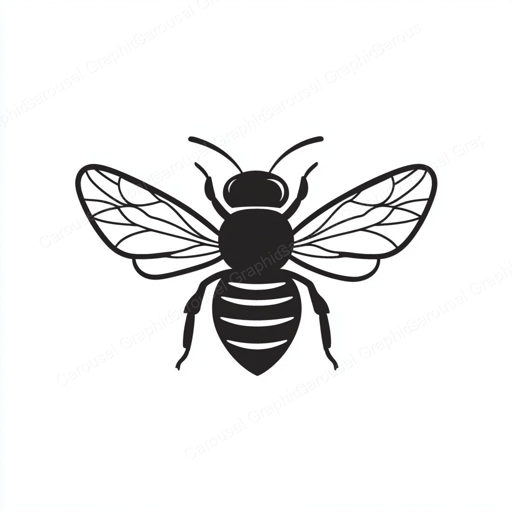 Bee Vector Graphic preview