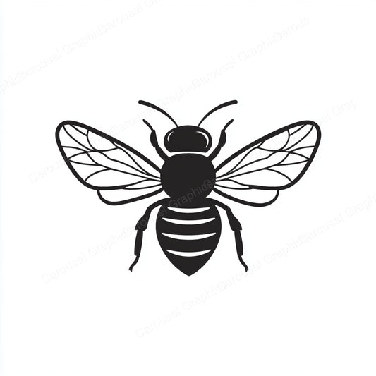 Bee Vector Graphic preview