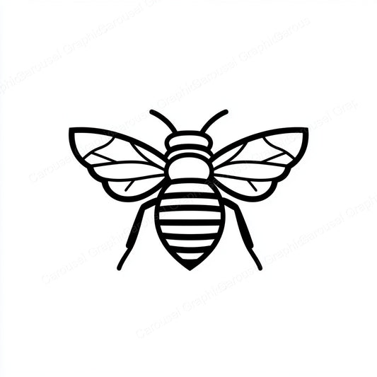 Bee Vector Graphic preview