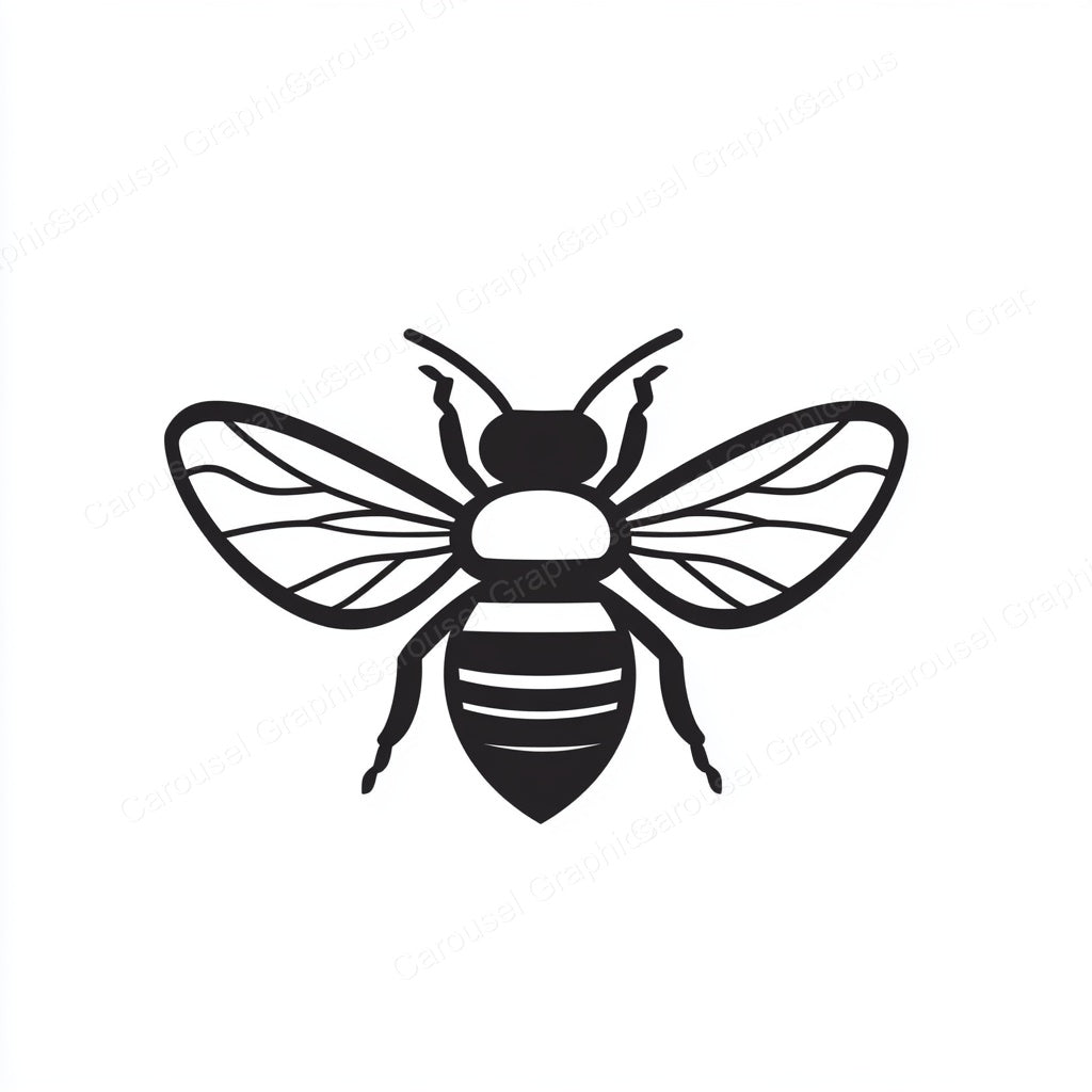 Bee Vector Graphic preview