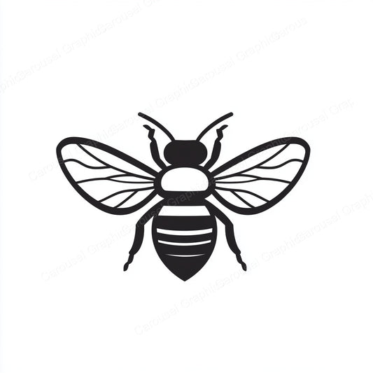 Bee Vector Graphic preview