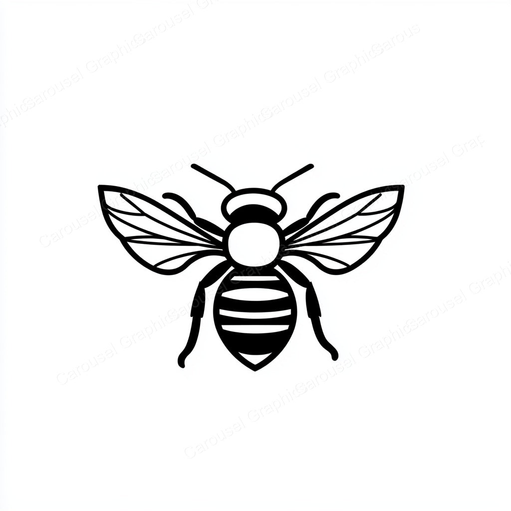 Bee Vector Graphic preview