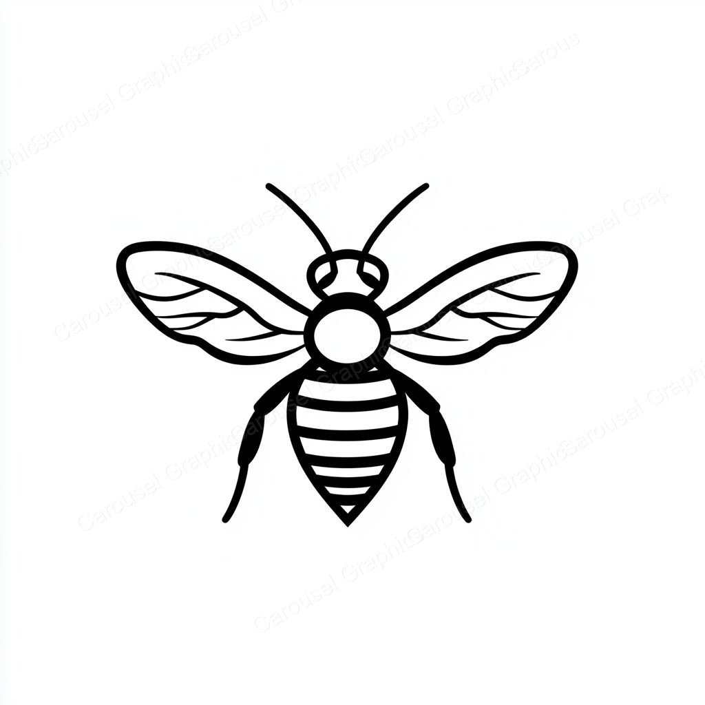 Bee Vector Graphic preview