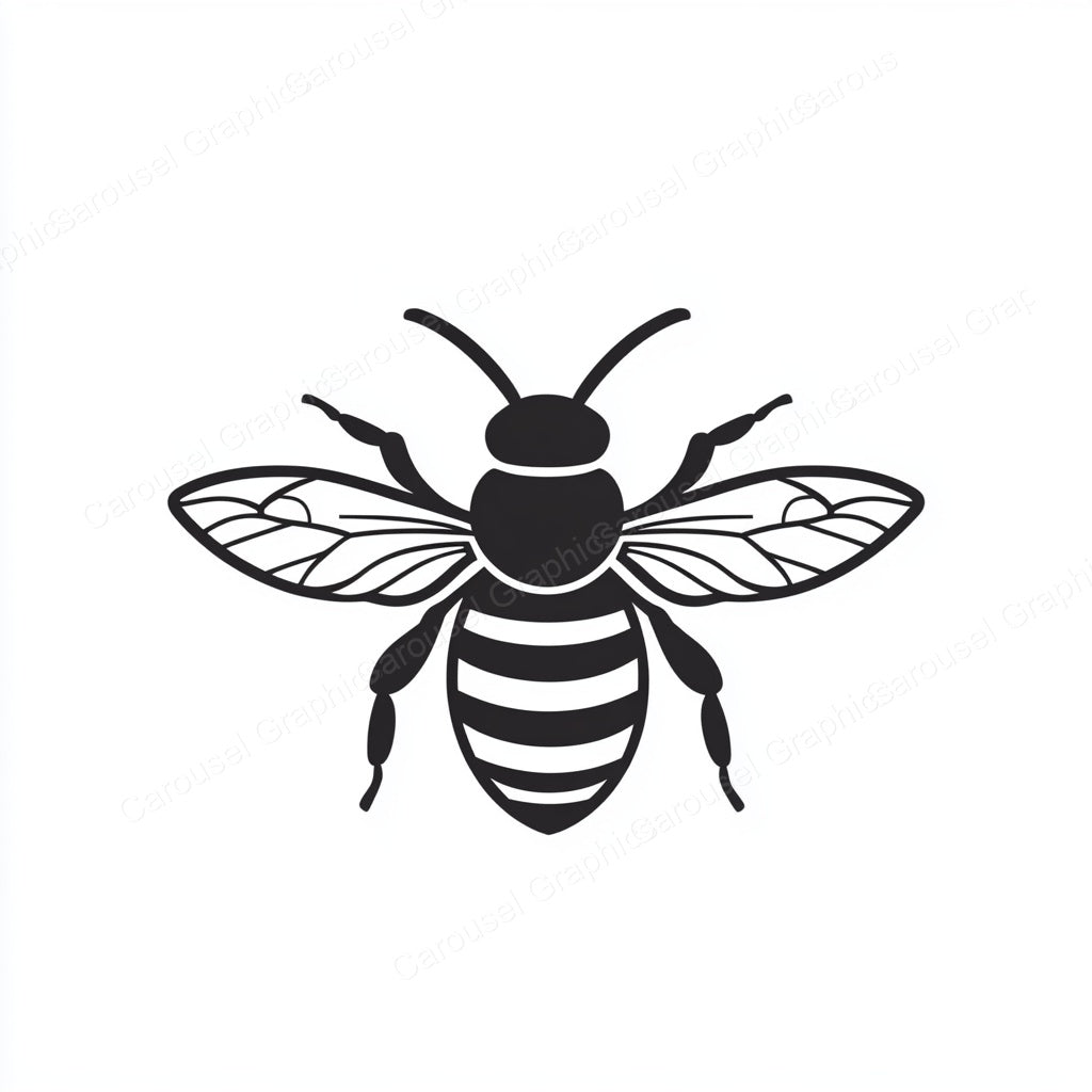 Bee Vector Graphic preview