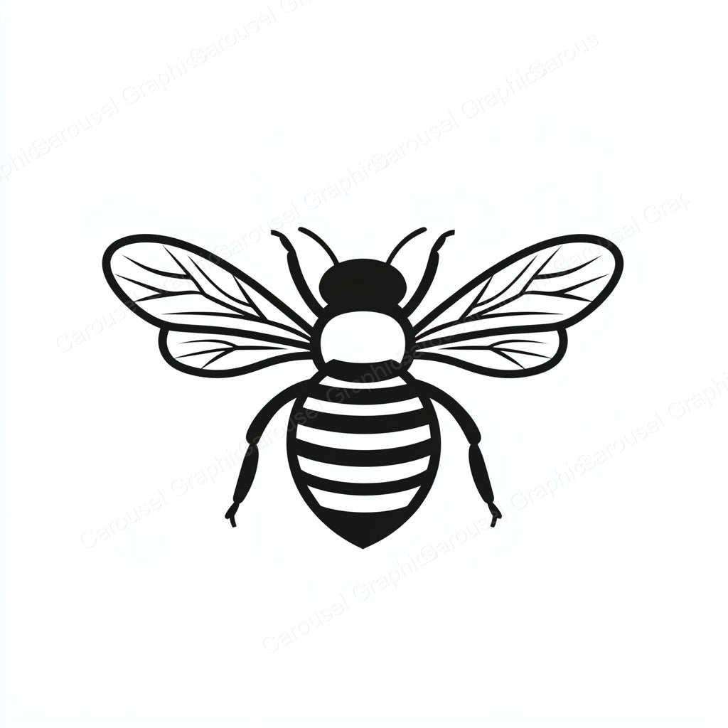 Bee Vector Graphic preview