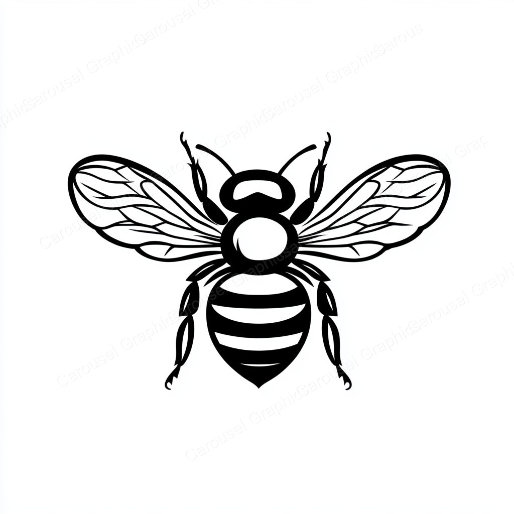 Bee Vector Graphic preview