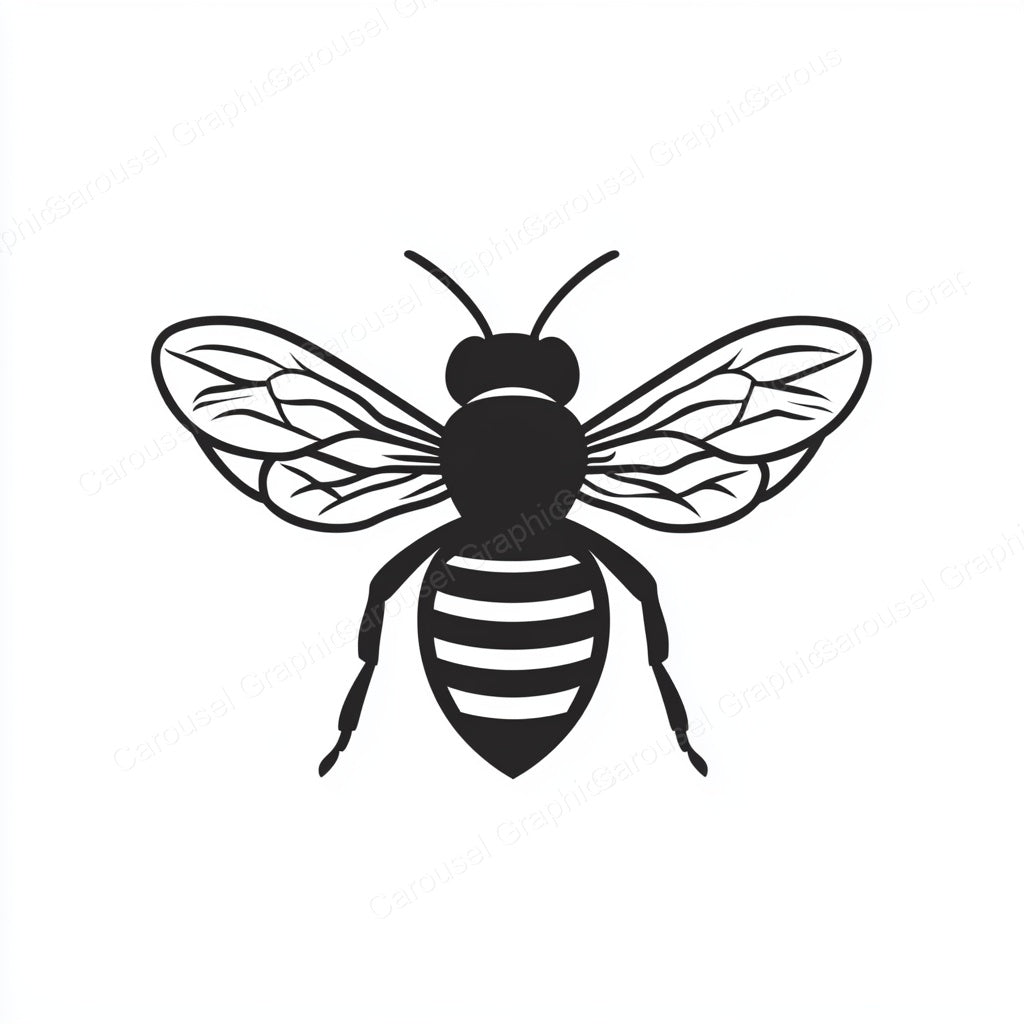 Bee Vector Graphic preview