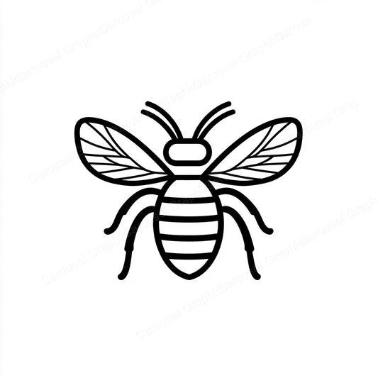 Bee Vector Graphic preview