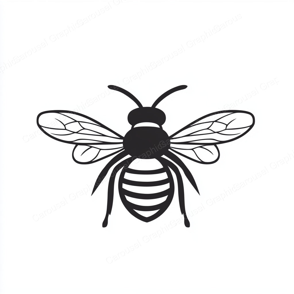 Bee Vector Graphic preview