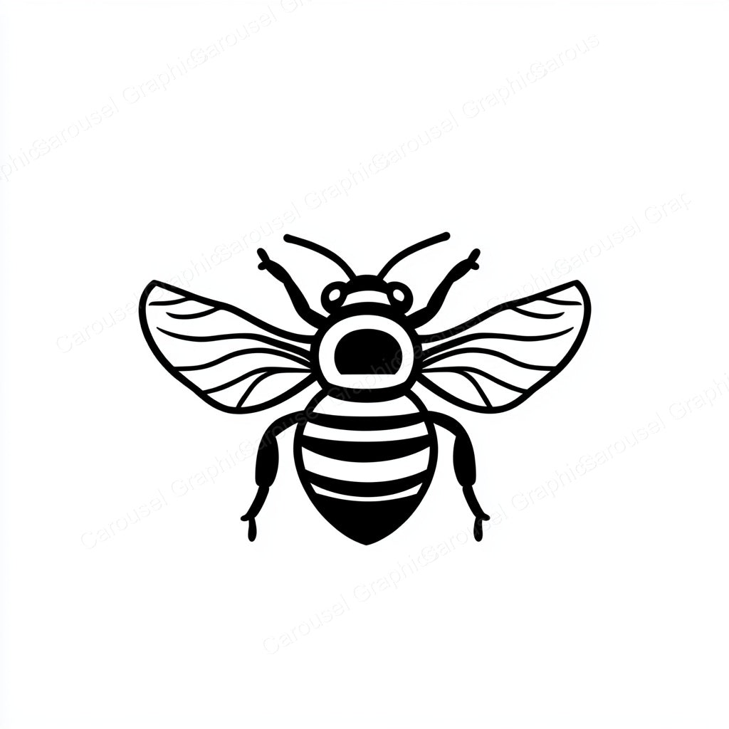 Bee Vector Graphic preview