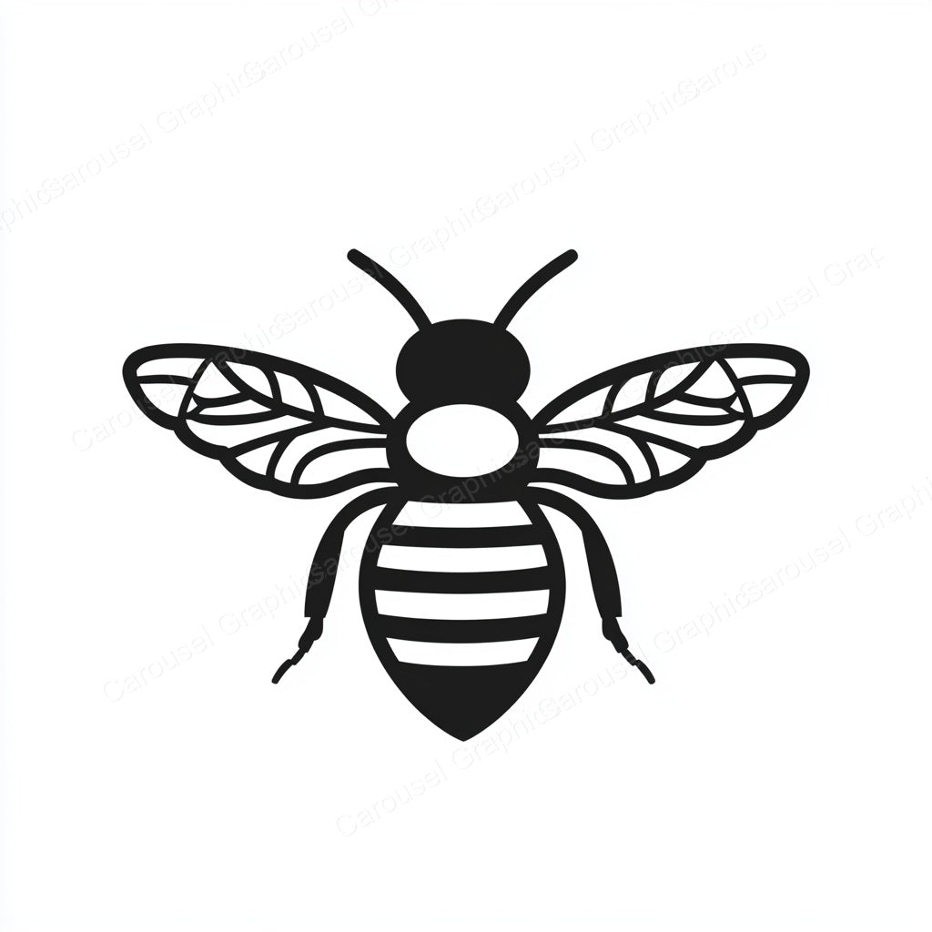 Bee Vector Graphic preview