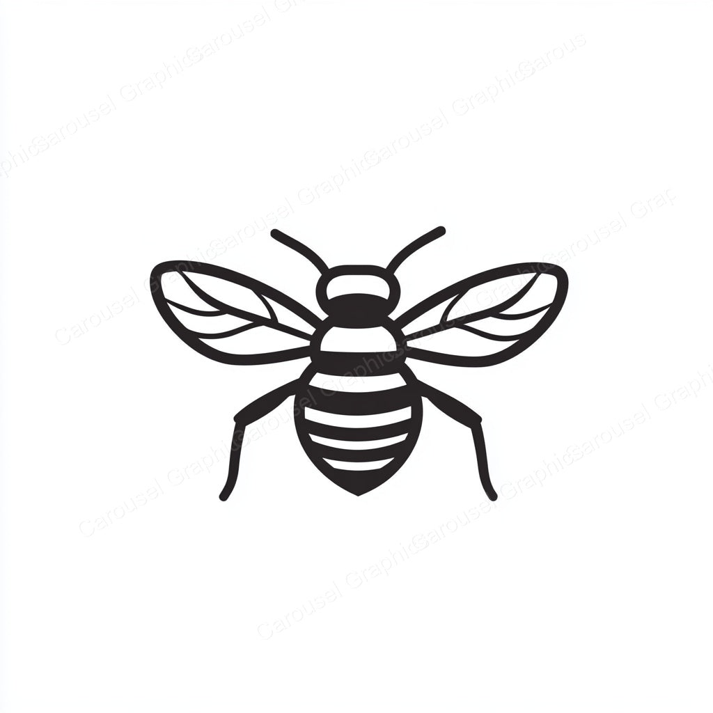 Bee Vector Graphic preview