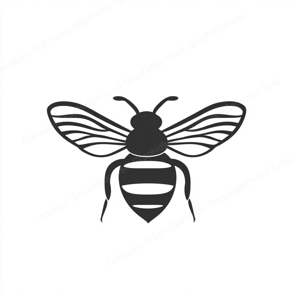 Bee Vector Graphic preview