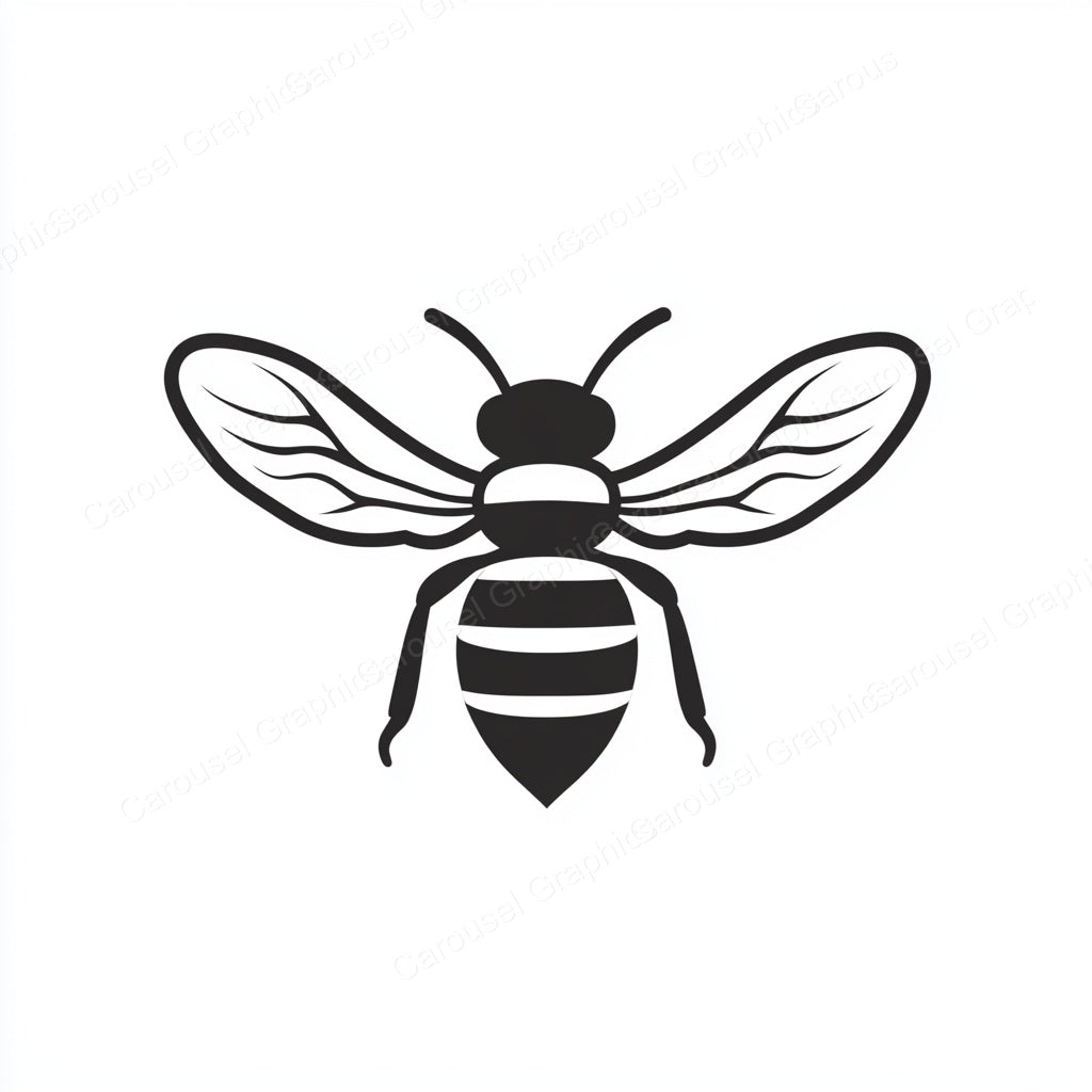 Bee Vector Graphic preview