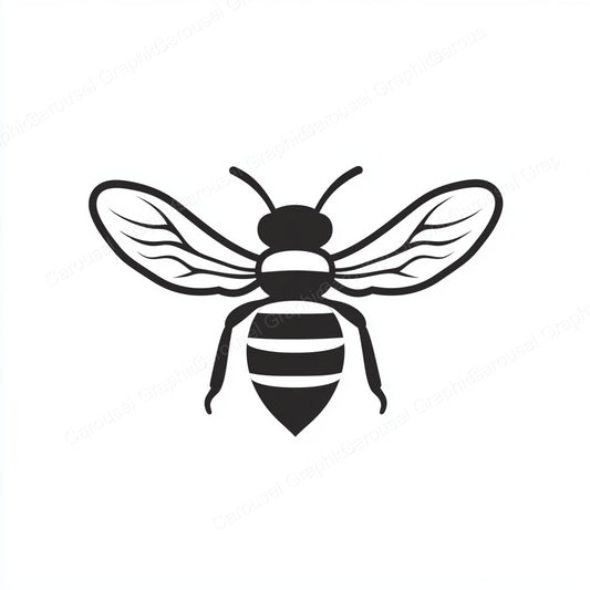 Bee Vector Graphic preview