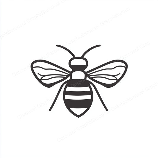 Bee Vector Graphic preview