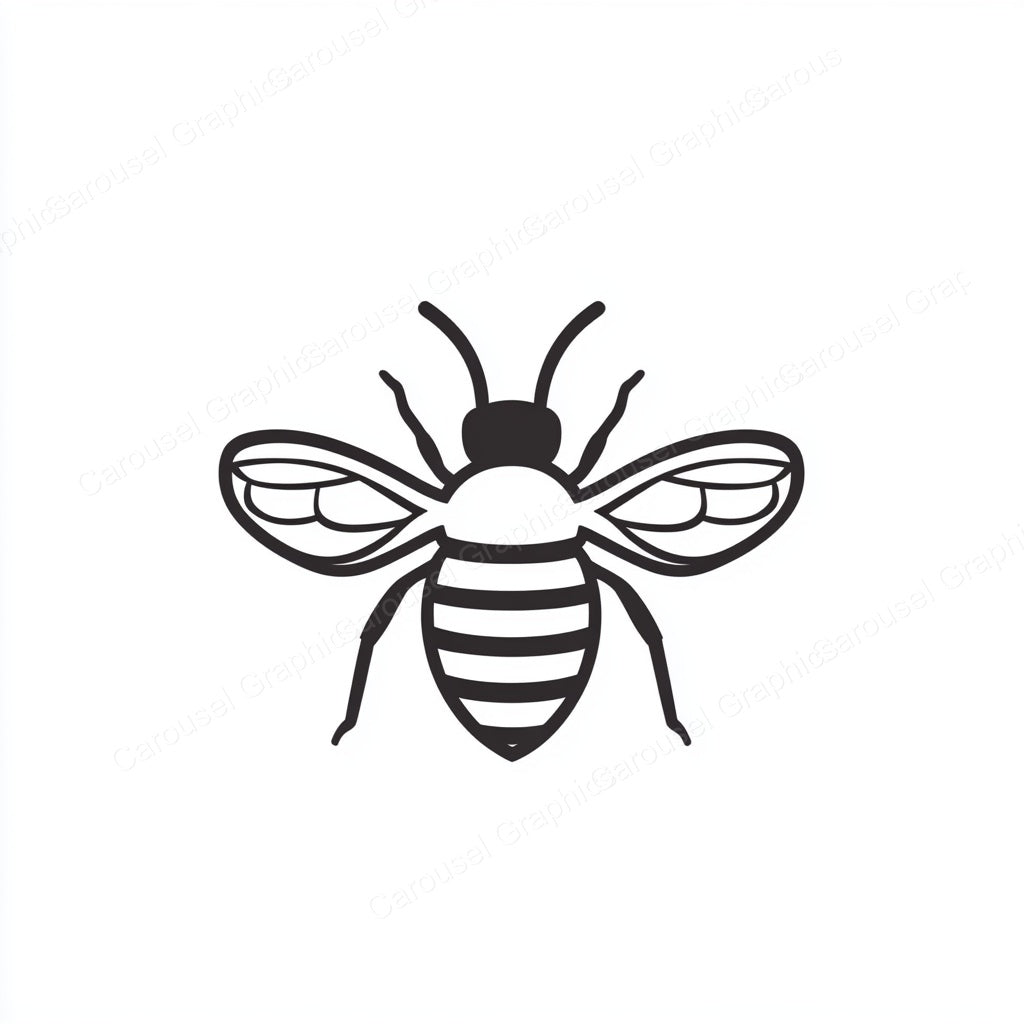 Bee Vector Graphic preview
