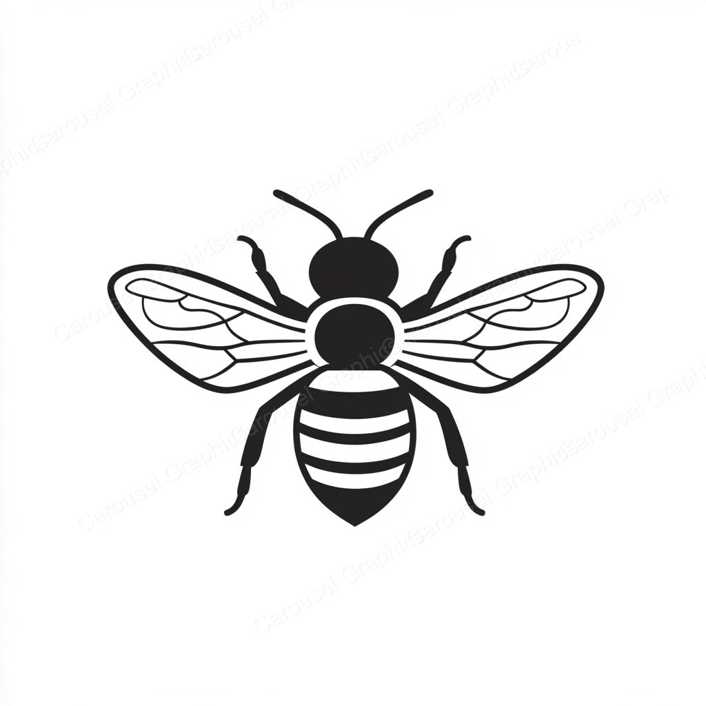 Bee Vector Graphic preview