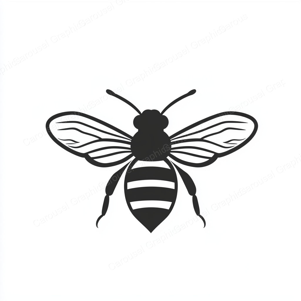 Bee Vector Graphic preview