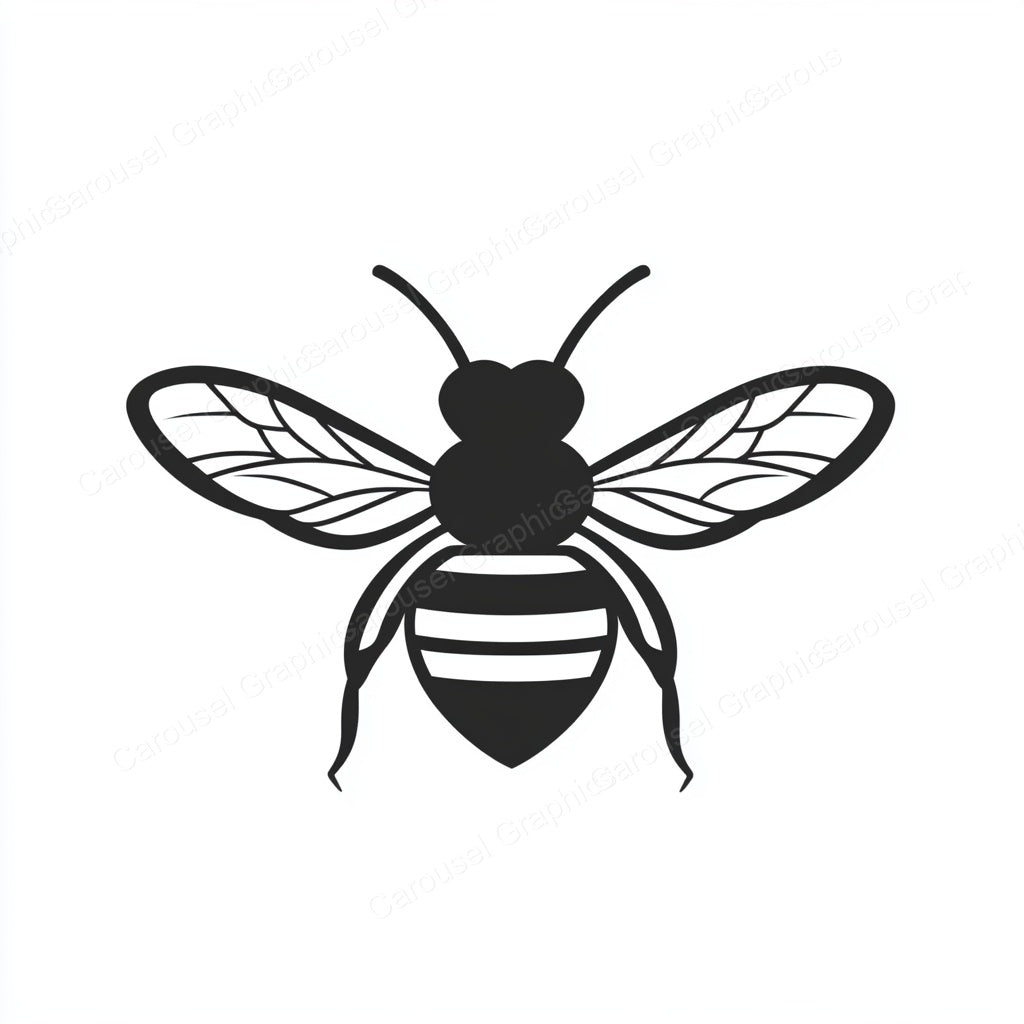 Bee Vector Graphic preview