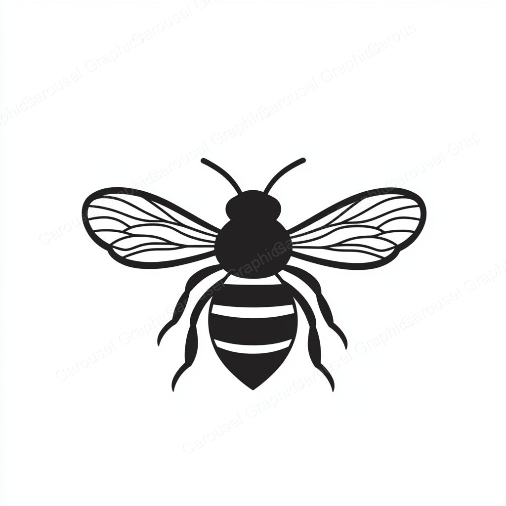 Bee Vector Graphic preview